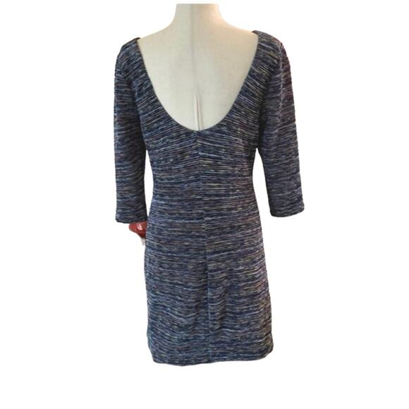 Lily rose multicolored dress plunging low back fully lined like new size XL - Picture 2 of 7